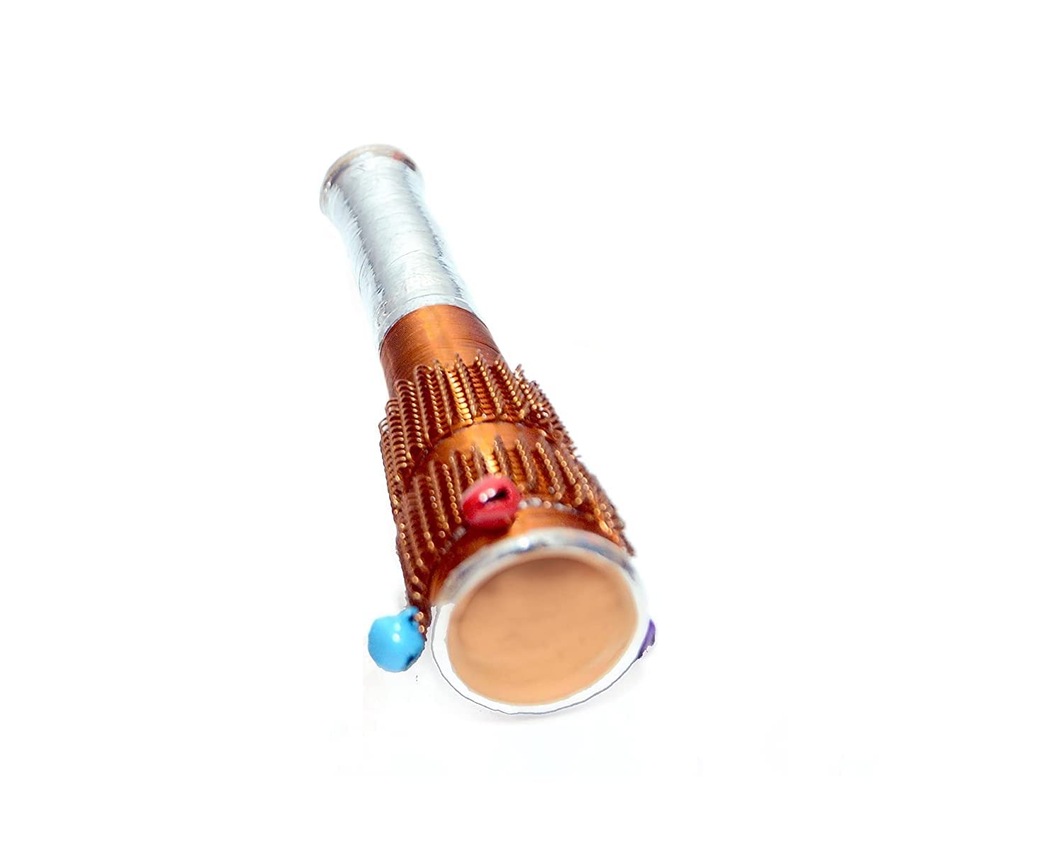 The Good Luck Clay Chillum/Shiva Chillum/Clay Chillam Pipe/Smoke Pipe/Indian Smoking Lover Pipe (Multi Color, 8.5 cm, Pack of 1) 4