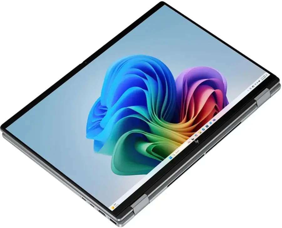 HP OmniBook X Flip 2-in-1 Laptop 16" WUXGA IPS Touchscreen 6-Core AMD Ryzen 5 220 8GB LPDDR5 4TB SSD AMD Radeon 740M Graphics Wi-Fi 6E Backlit Keyboard 5MP+IR Camera Win11 Pro w/ONT 32GB USB 6