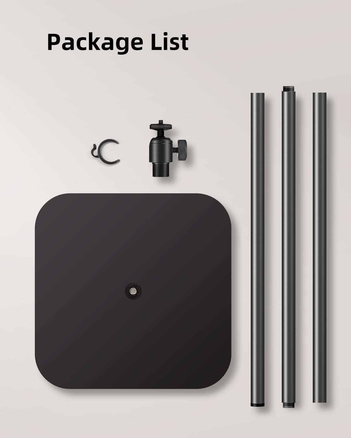 Aurzen Projector Stand, Compatible with TMY, HAPPRUN, Yaber, Epson, and Most Projectors, 47.24" Height with 1/4-Inch Screw, Supports Up to 18 lbs, Ideal for Projectors, Cameras, Phones, and More 5