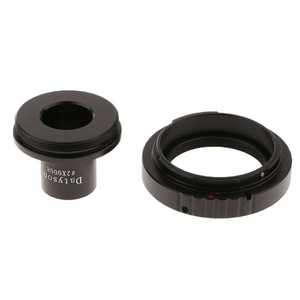 Cyruss 0.91inch Microscope Mount Adapter + T T2 Ring for Canon 5D 5D Mark II 50D 60D 20D 30D 40D 350D 400D Camera Bodies 1