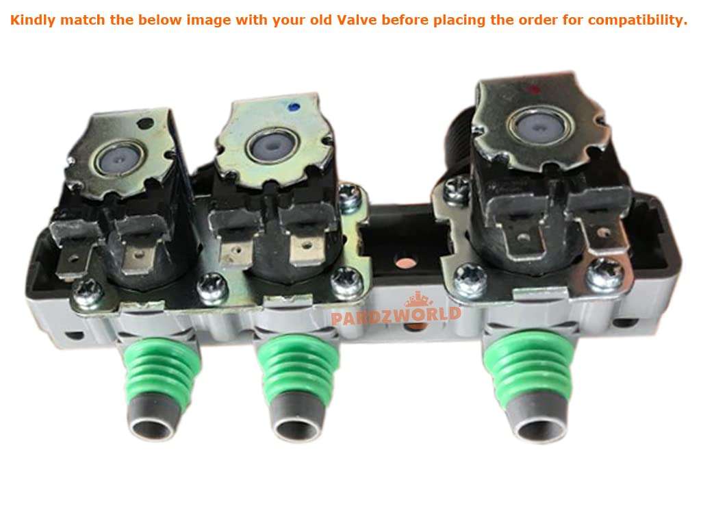 PARDZWORLD Water Inlet Valve or Feed Valve [2 Way In (Hot & Cold) 3 Way Out] Suitable for Samsung Washing Machines ONLY. MATCH & BUY. 4