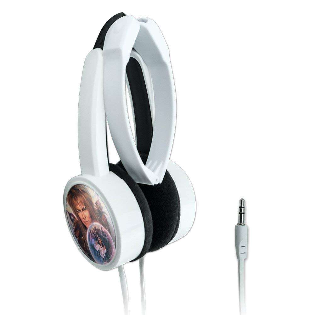 GRAPHICS & MORE Labyrinth Crystal Ball Goblin King Jareth David Bowie Novelty Travel Portable On-Ear Foldable Headphones 2