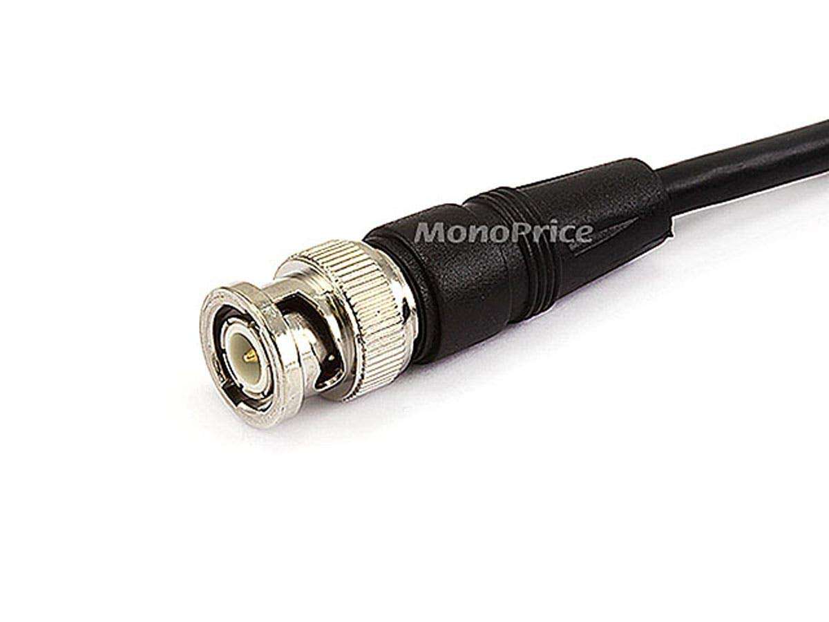 Monoprice 50ft RG/58 AU 48% Braid - Black - (106922) 2