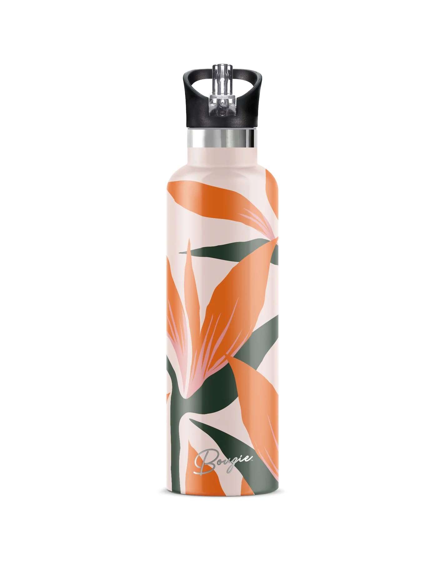 Bougie Pua Manu Insulated Water Bottle, Gift Tube, 25-Ounces, Stainless Steel, Multicolor, Kitchen Décor 3