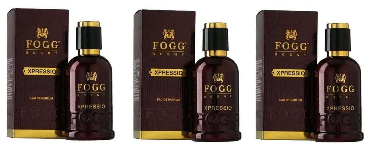 FOGG Men Scent Xpressio Edp Rose Scent Liquid Perfume Pack Of 3 (90Ml Each) 270Ml 1
