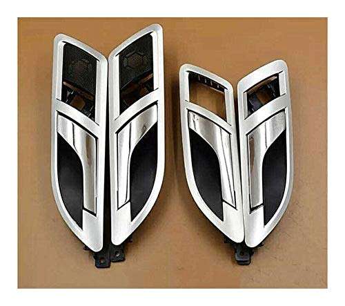 SHOUNAO A Set 4PCS Fit for 08-12 VW Lavida/Skoda Superb 01-08 Inner Door Handle Inside Handle Internal Wrench Open The Door Wrench (Color Name : Silver) 1