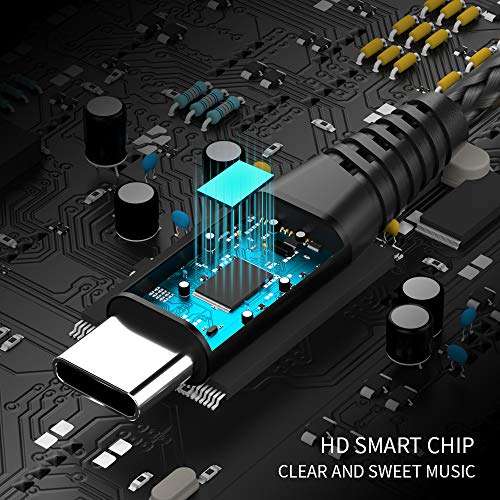 Headphone Adapter, Aothing USB C to 3.5mm Jack Aux Audio Dongle Cable Cord Compatible for iPad Pro Samsung Galaxy S21 S20 S10 Note 20 10 9 3