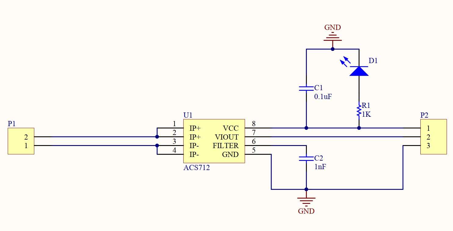 Ferwooh ACS712 30A Range Power Sensor Module Chip ACS712ELC-30A Current Sensor Module Hall Sensor Measurement Module with Power Indicator for Arduino (Pack of 3PCS) 3
