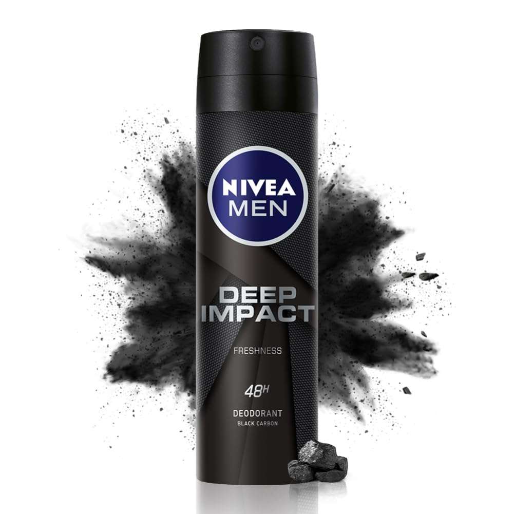 NIVEA MEN Deep Impact Freshness Deodorant Spray - For MEN, 150 ml 3