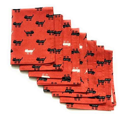 AMIRTHAMIL Assorted Kitchen Napkins Set of 10 FACE Towels Lunch Towels Multipurpose Towels Assorted Size 1