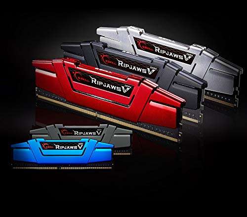 G.SKILL 16GB DDR4 PC4-24000 3000MHz Ripjaws V for Intel Z170 / X99 CL15 Quad Channel kit (4x4GB) 4
