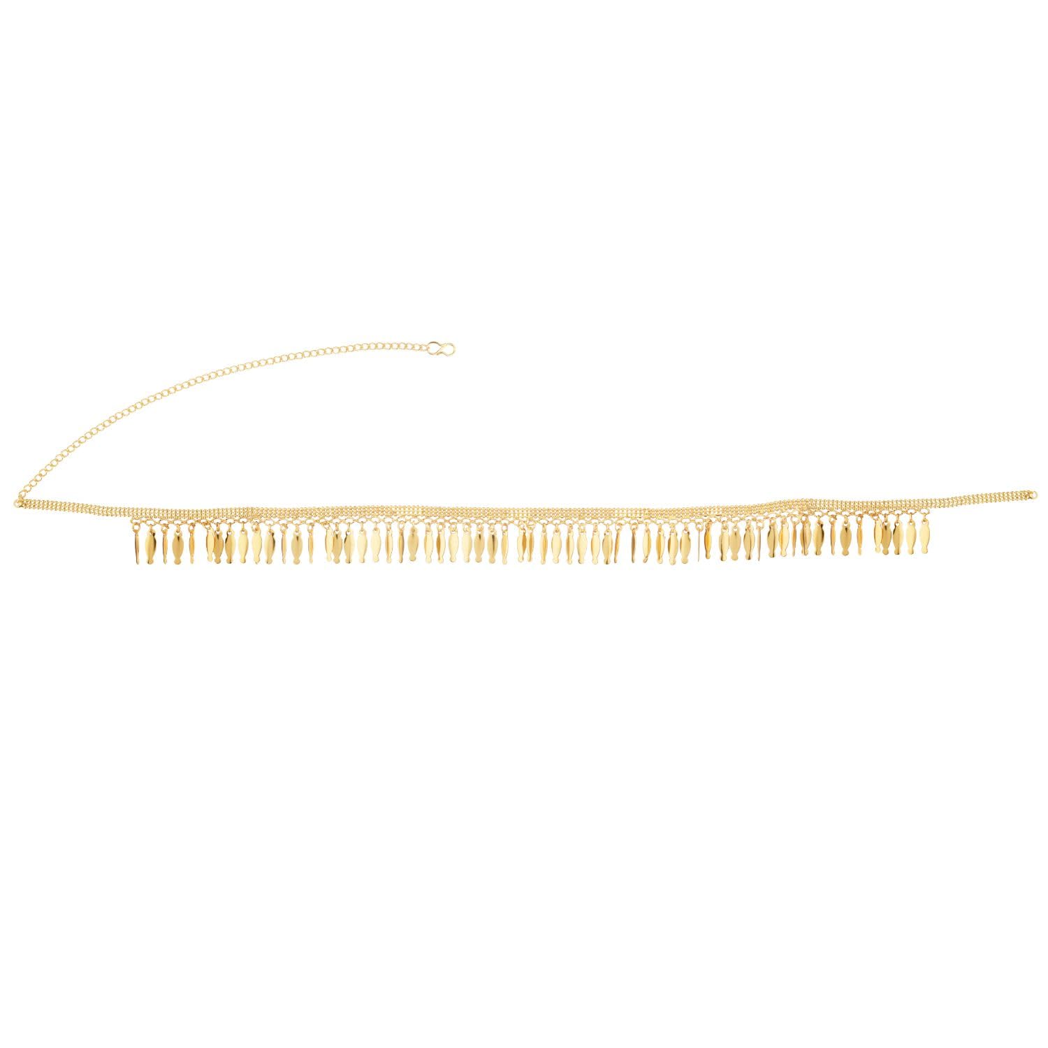 Efulgenz Gold Tone Kamarbandh Indian Jewelry for Women Dubai Style Kamarbandh Indian Gold Tone Ball Beads Chain Tassel Kamarbandh Belly Chain Waist Belt Beach Jewelry Fashion Jewelry 1