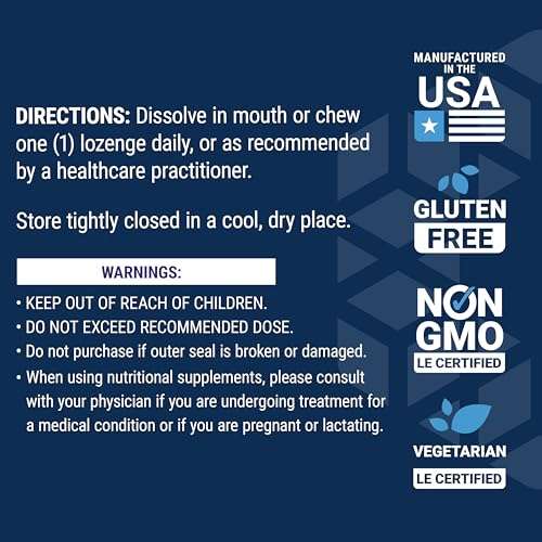 Life Extension Vitamin B12 Methylcobalamin 500mcg - Vitamin B12 Supplement for General Energy and Brain Health - Sugar Free Vegetarian Lozenges Dissolve in Your Mouth - Once Daily - 100 Count 6