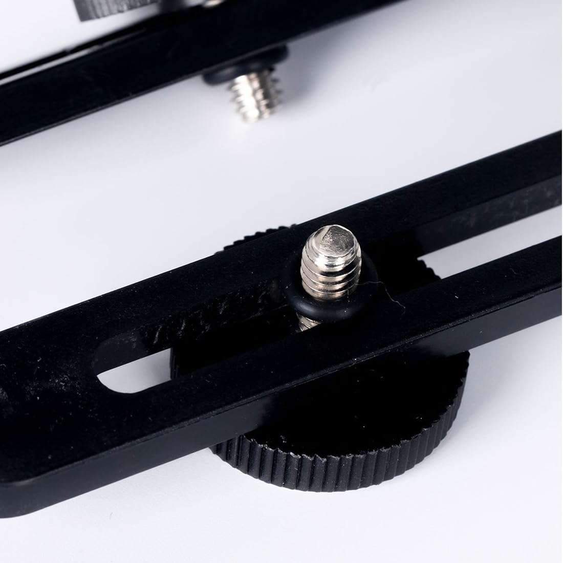 RecDec 2 Pack Dual Selfie Light Holder Tripod Mount Stand with 1/4 Screw Second Video Lights Extension Bar for Clip Fill Light Panel Camera Flash DSLR Double Brightness Phone Live Recording Vlogging 5