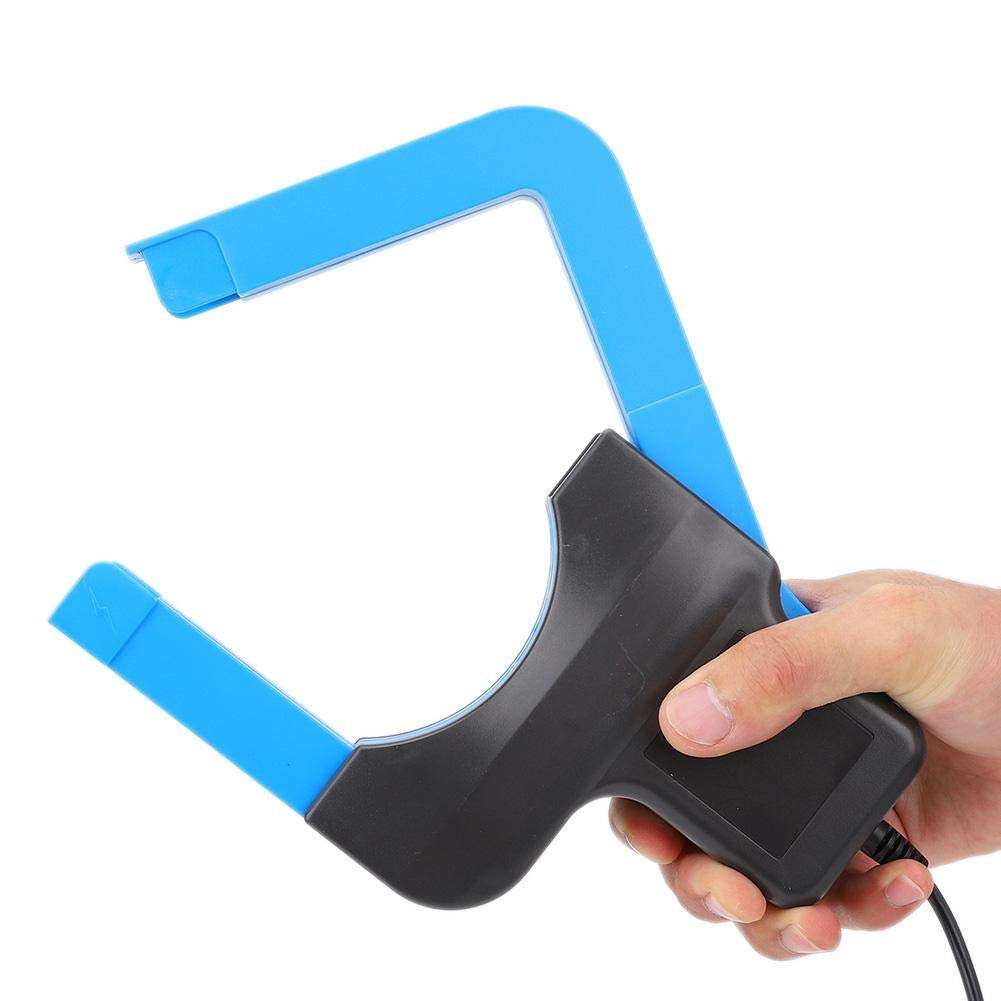 0.00A-1200A AC Current Sensor, Clamp Current Transformer, Easy to Install CT Without Power Off for Electrical Industrial Measuring Instrument Blue BNC Plug 2