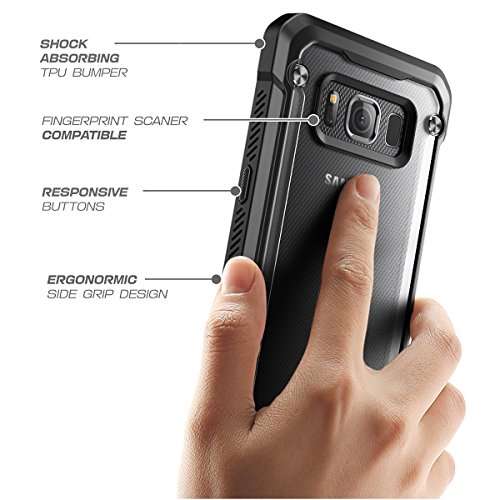 SupCase Samsung Galaxy S8 Active Case, Unicorn Beetle Series Premium Hybrid Protective Frost Clear Case for Samsung Galaxy S8 Active 2017 Release (Not Fit Regular Galaxy S8/S8 Plus) (Frost/Black) 3