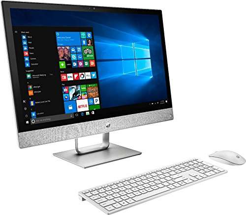 HP Pavilion 24-R114 AIO - 23.8" FHD Touch - Core i5-8400T - 12GB Memory - 2TB HDD - White 3