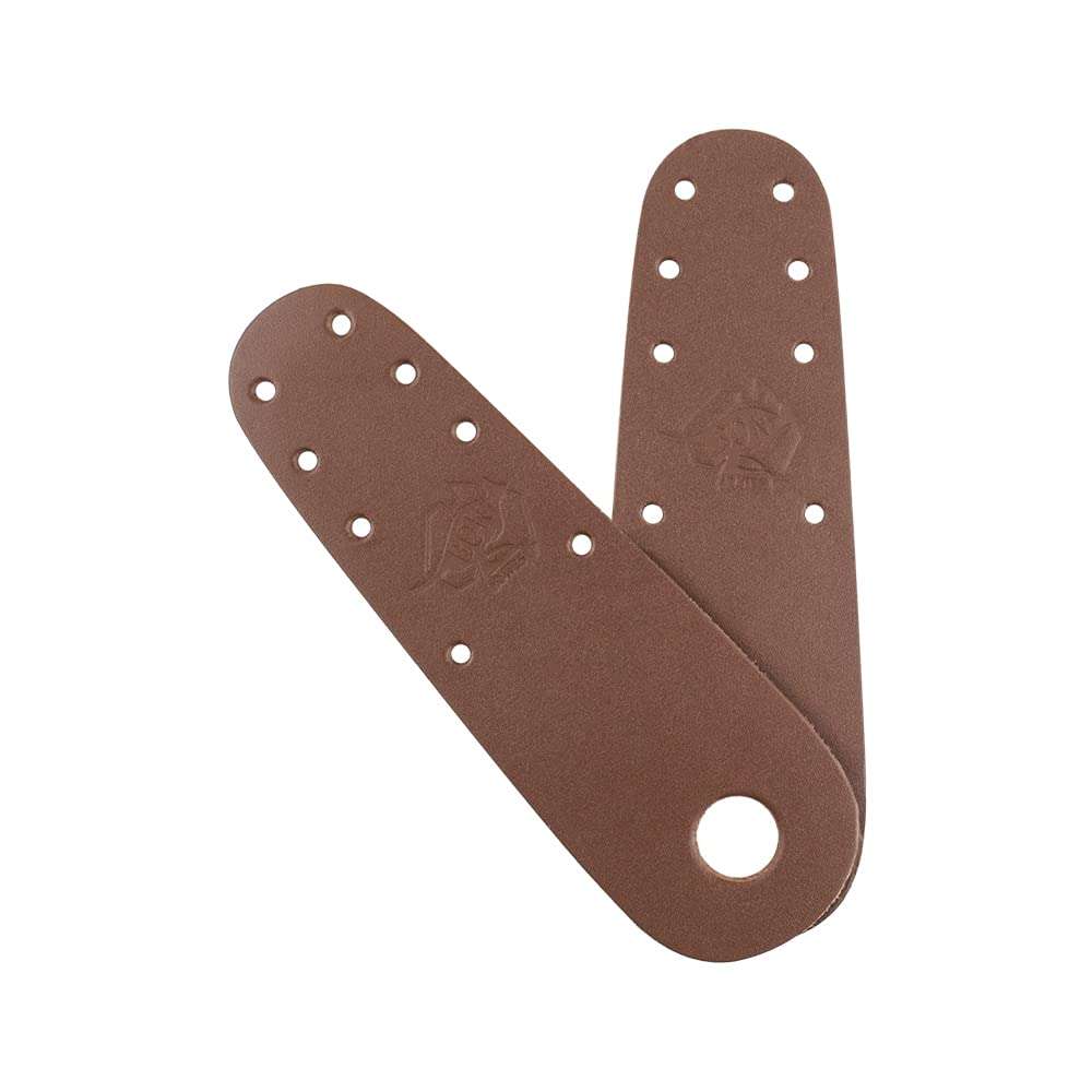 Bont Roller Skates - 100% Australian Leather Flat Toe Guard Protectors - Roller Skate Derby Speed - Pair - Brown Leather 5