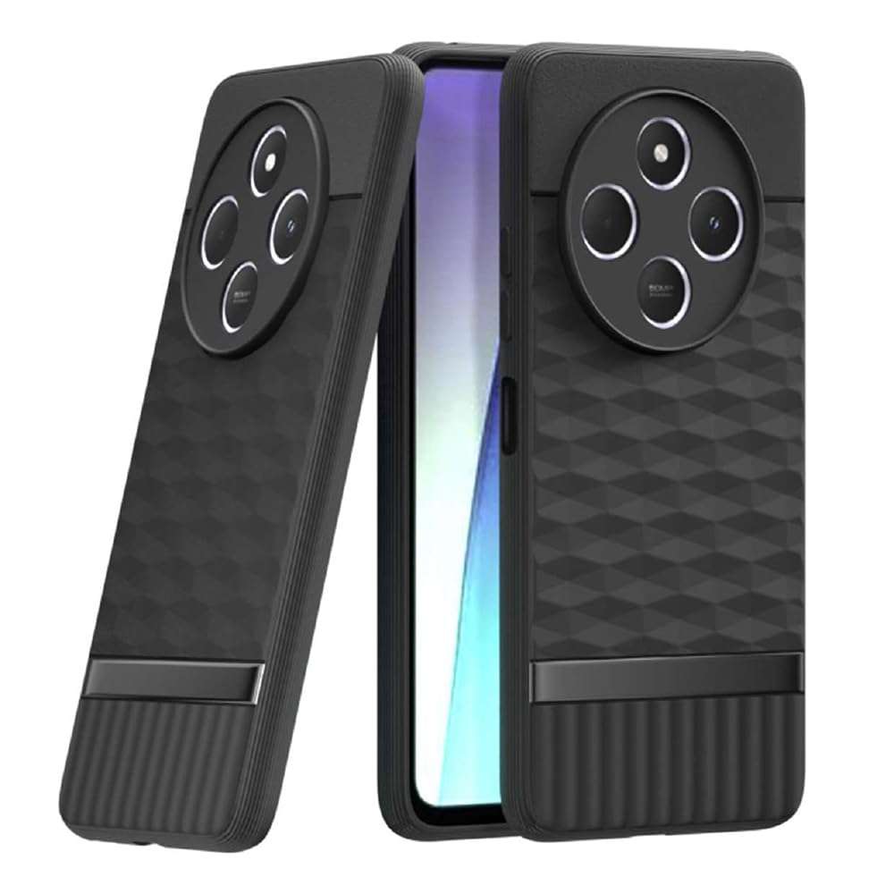 Casotec Shockproof Case for Mi Redmi A4 5G/14C 5G/14R 5G/Poco C75 5G/M7 5G | Full Camera Protection | TPU Flexible Back Cover for Mi Redmi A4 5G / 14C 5G / 14R 5G / Poco C75 5G / M7 5G (Matte Black) 1