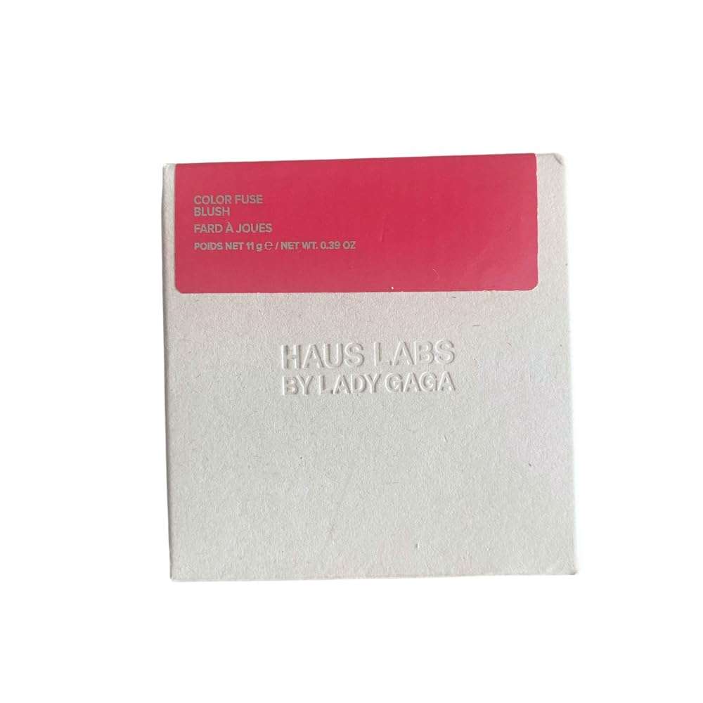 HAUS LABS BY LADY GAGA Color Fuse Talc-Free Powder Blush with Fermented Arnica Watermelon Bliss 1