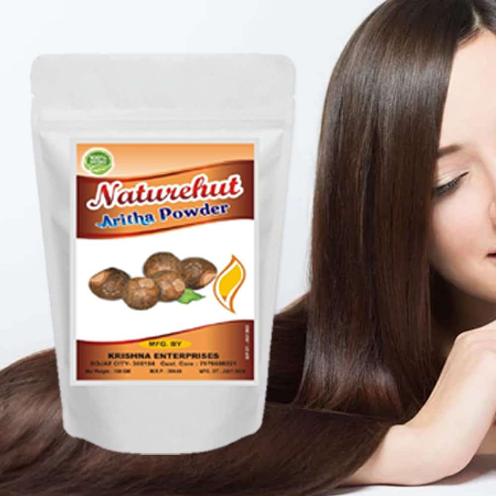 Naturehut Aritha/Reetha (Sapindus Trifoliatus) Powder|| Ayurvedic Formula || For Face,Skin & Hair Care || 5Kg 5