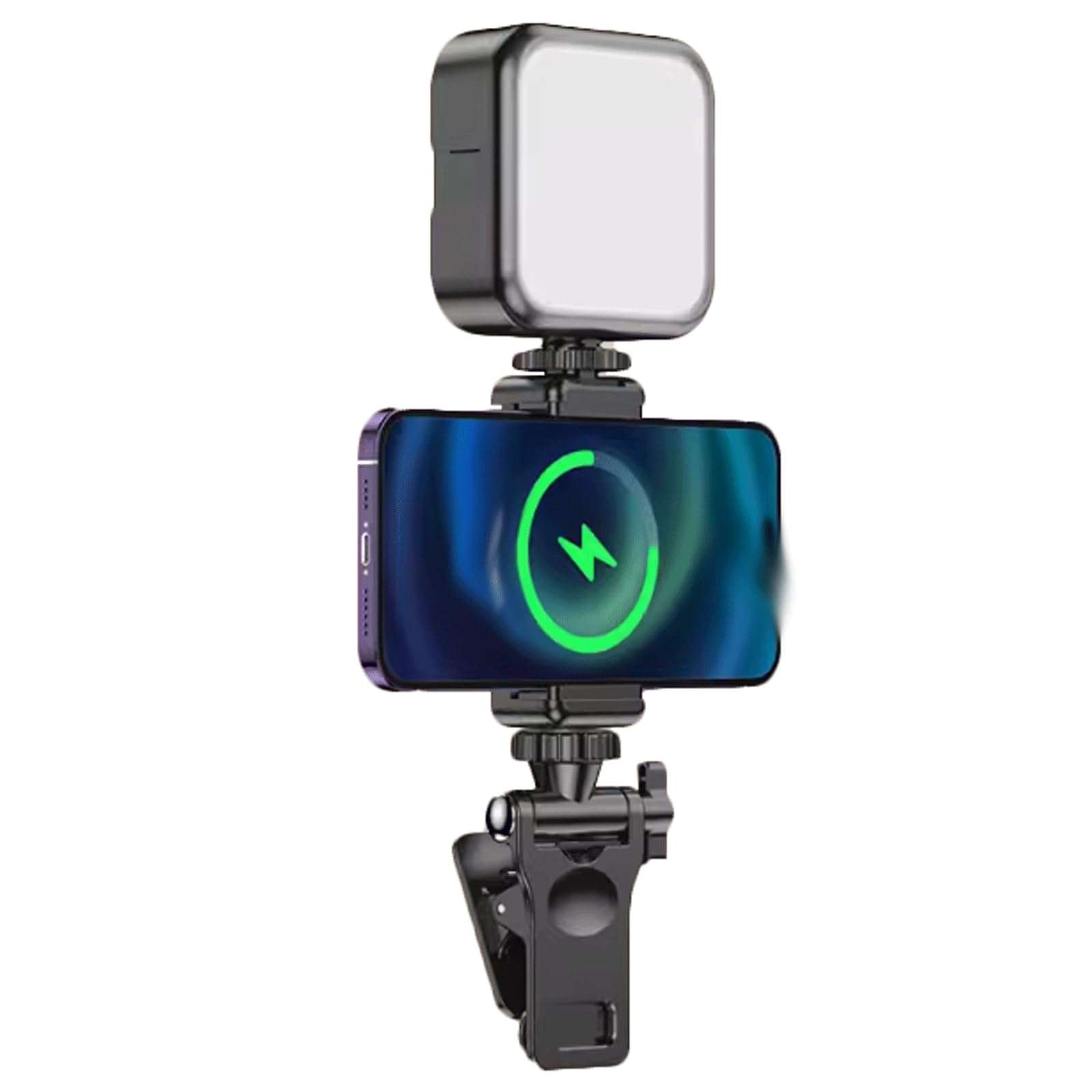 FROON Fill Light Photo Beauty Lamp LED Atmosphere Lamp Portable Fill Lamp Clip Type Mobile Phone Live Photo Lighting for Cell Phone Laptop Photography, 1 1