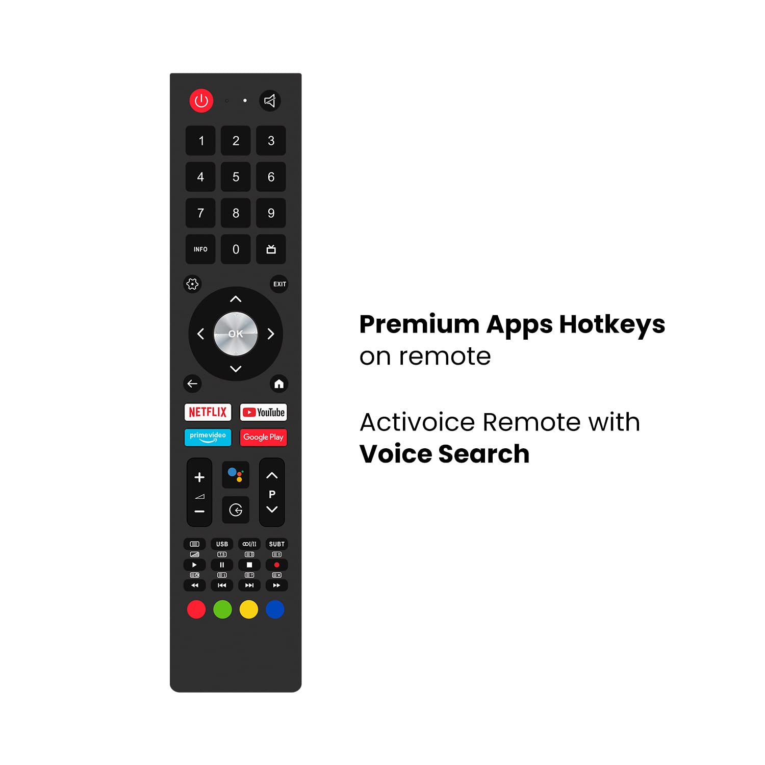 VU 139 cm (55 inches) Premium Series 4K Ultra HD Smart Android QLED TV 55QML (Charcoal Grey) 4