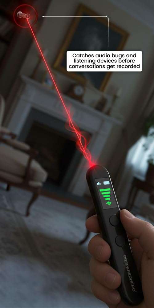 Hero Privacy Pen Hidden Camera Detectors - Hidden Bug and Camera Detector - GPS Tracker Detector - Bug Detector & Camera Finder for Travel - 3 Pack 4