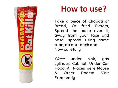 DIAMOND RAT Granules And Paste Rodent Control 300 g and 15 g 6