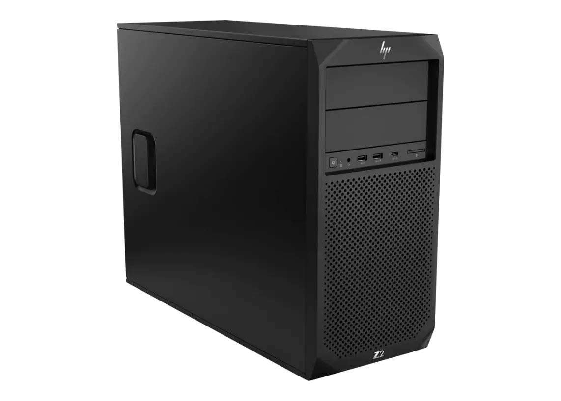 HP Z2 G4 Tower Workstation, Intel Xeon E-2144G, 16GB RAM, 512GB SSD, Intel UHD P630 Graphics, Windows 10 Pro 64-Bit, 5DV38UT#ABA (Renewed) 1