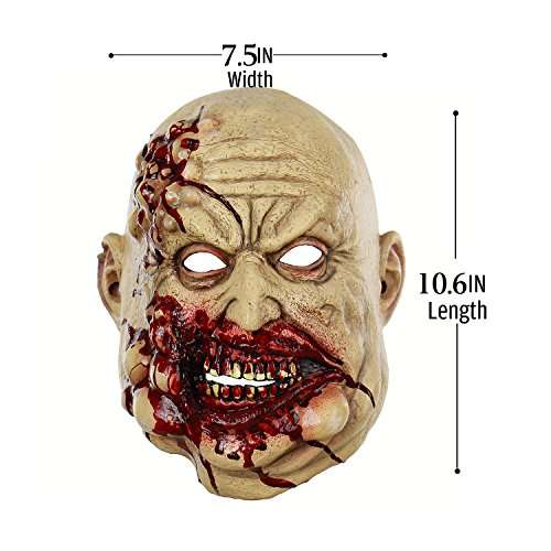 Mo Fang Gong She Scary Halloween The Walking Dead Cosplay Props, Horror Bloody Butcher Mask 2