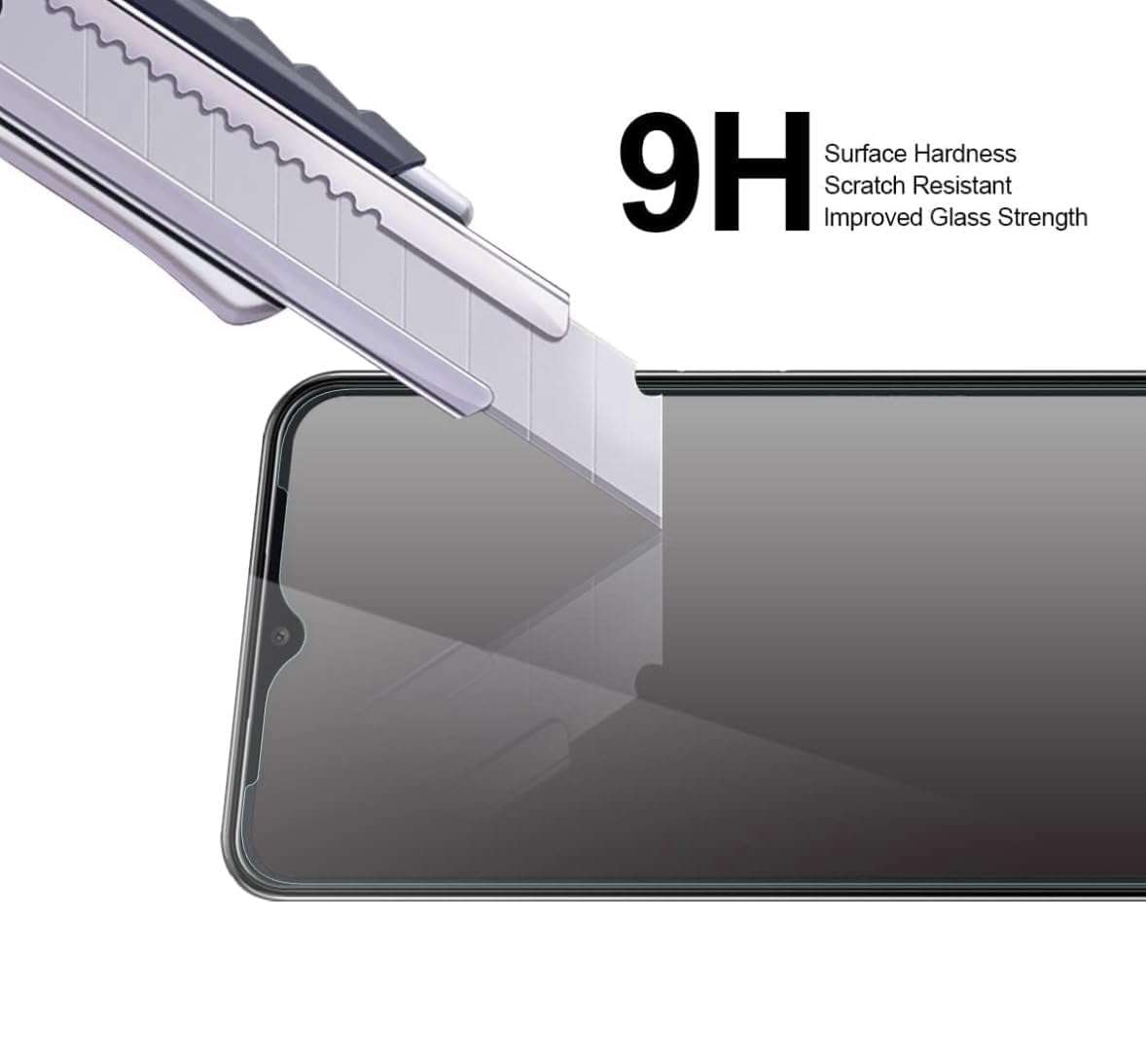 YMHML Tempered Glass Screen Protector Compatible for Samsung Galaxy M06 5G/F06 5G/A06 5G (Black) with Edge to Edge Coverage and Easy Installation kit 4