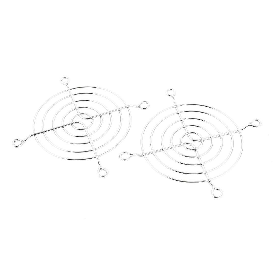 uxcell 2 Pcs Metal Wire Finger Guard Protect Grill for 80mm PC Cooling Fan