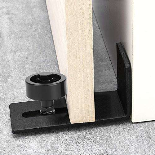 Sliding Door Floor Guide, Carbon Steel Sliding Barn Door Floor Roller Guide Accessory Set Door Hardware Fittings, Gate Rollers 2