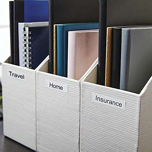 Dymo S0720530 White Tape Black Print, 1 Roll Per Carton, Priced Per Roll 6