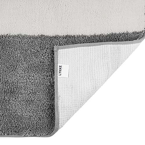Lykke Decor Anti-Slip Bath Mat Microfiber Soft, Size 40 x 60 Cm - Bathroom Rugs - Suitable for Kitchen, Bedroom and Bathroom, Dry Fast Water Absorbent & Machine-Washable - Set of 1 3