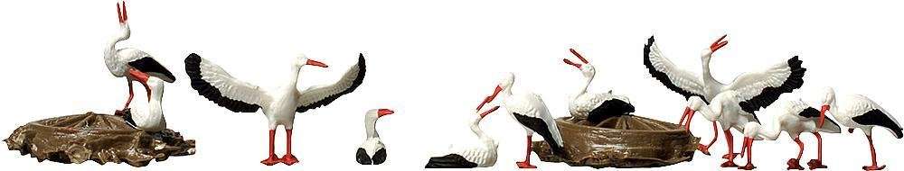 Faller 154006 Storks in Their Nest HO Scale Figure Set