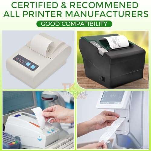 TK Thermal King, (30 Rolls) 3 1/8" x 230' Thermal Paper, POS Receipt Paper for Retail Business Cash Register, Fits Most Credit Card Terminal Point Of Sale 5