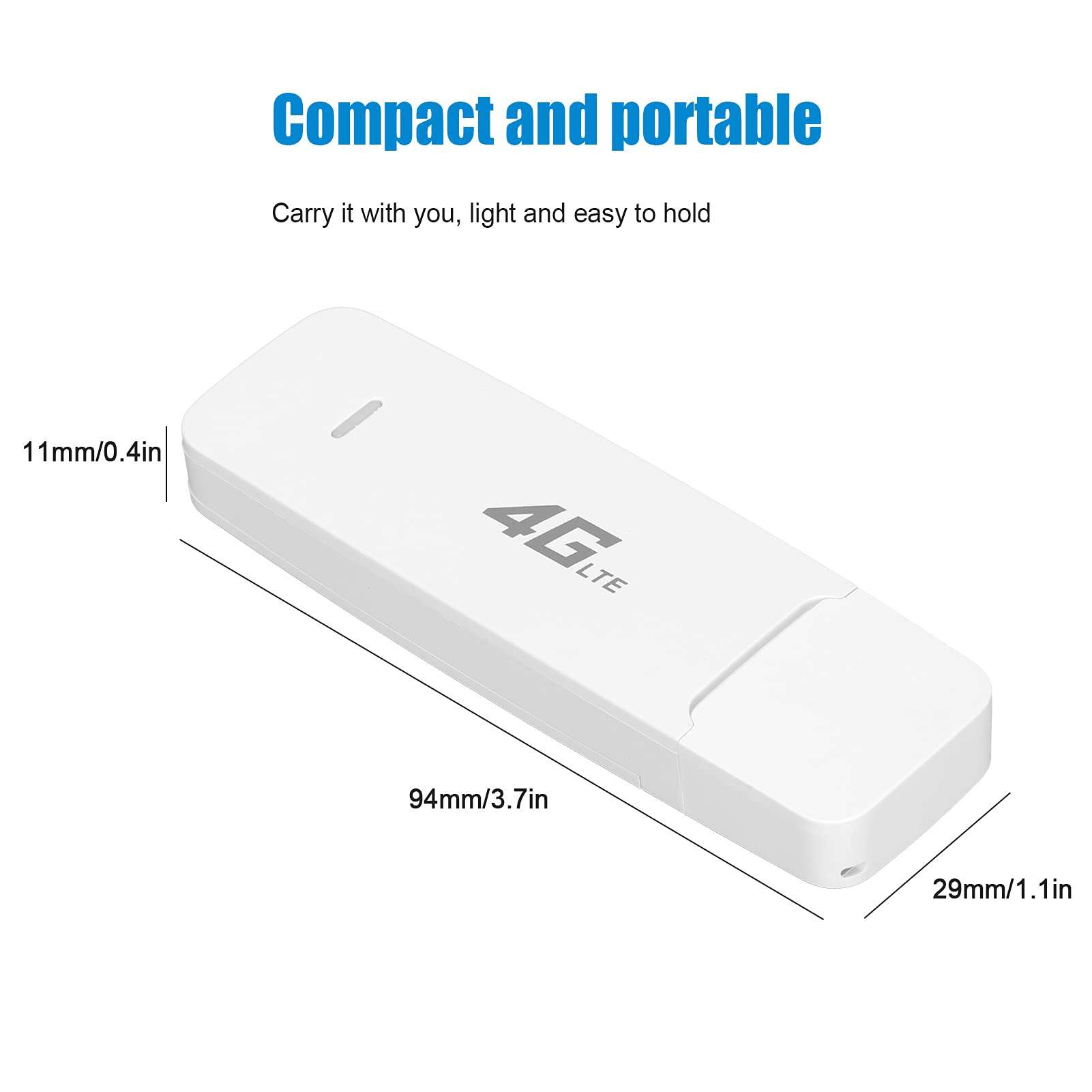 4G WiFi Hotspot Built in WPA Encryption Method Safe Internet Support 4g Network Downstream Speed 150mbps, Up Stream Rate 50mbps(UF10) 3