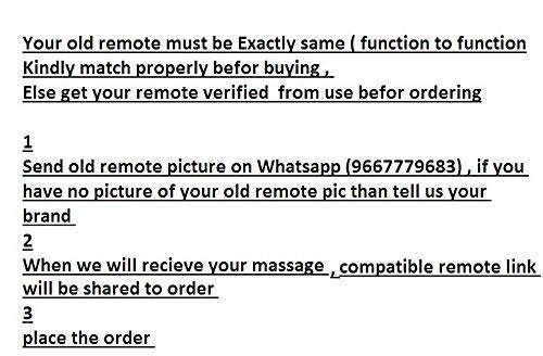 VNQ Tv Remote Compatible with haier Tv, HTR-A18E, HTR-A18H, HTR-A18EN, HTR-D18A, US, 2, 3 Works with All 8 Models 5