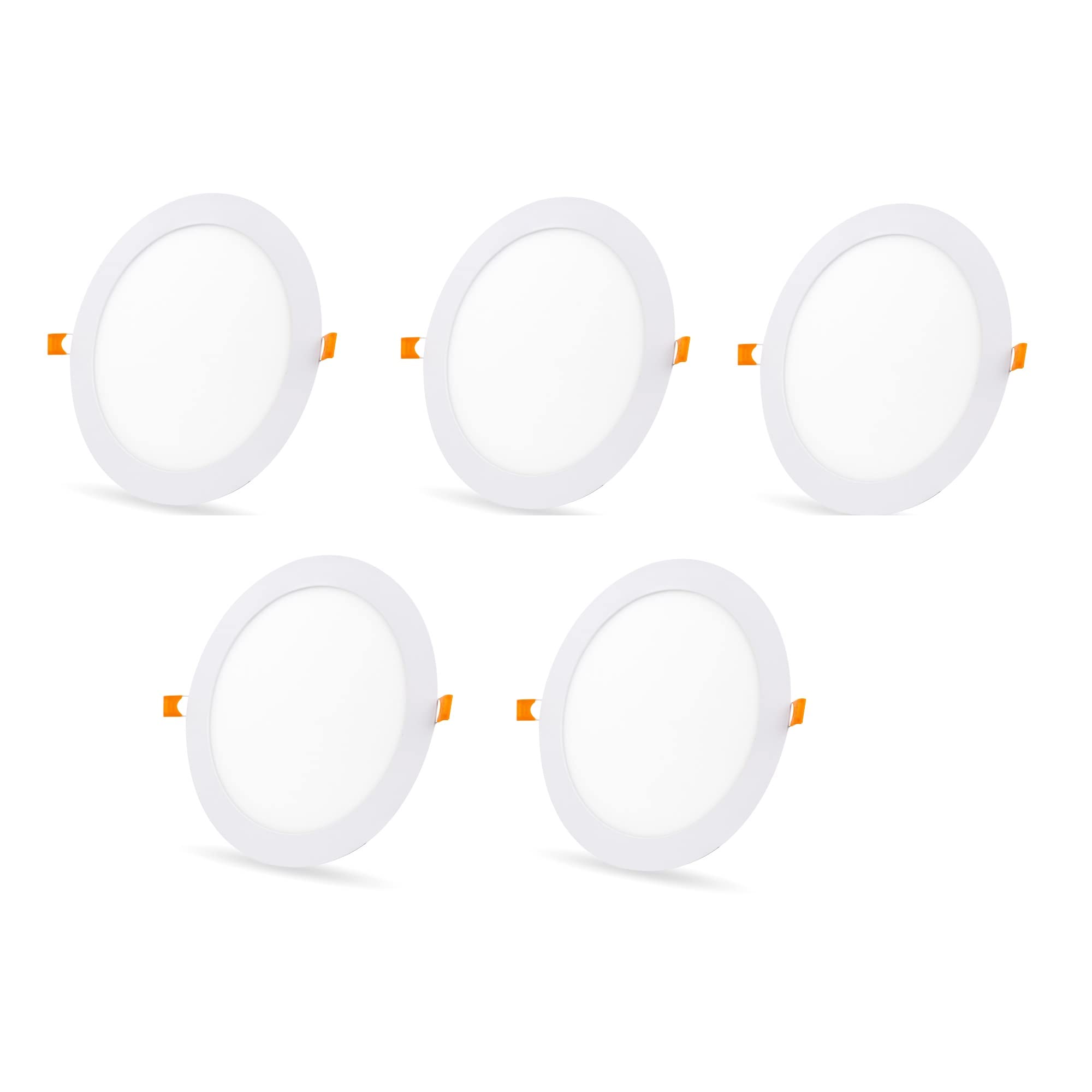 A'Mart 15 Watt LED Round False Ceiling Panel Light for POP (White) - Pack of 5 1