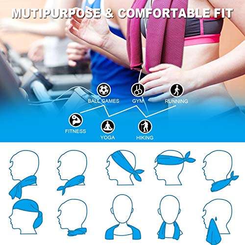 SMALLElectric4 Packs Cooling Towel (40"x 12") Strong EVA Anti-Slip Bathroom Kitchen Cabinet Drawer Shelf Mat Liner Sheets Roll, Fridge Mat, Table Mat (SE) 6