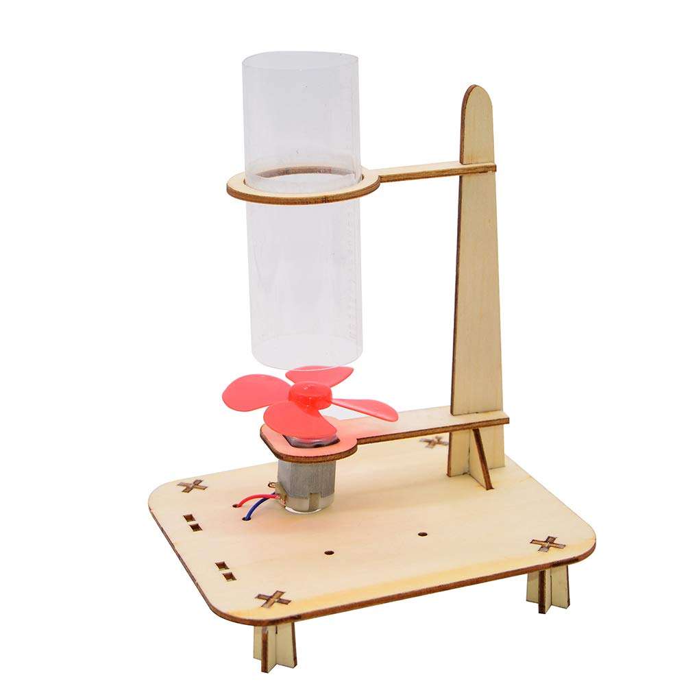 Cuteam Ball Blowing Machine, Children DIY Ball Blowing Machine Toy Science Projec-t Experiment Education Model 4