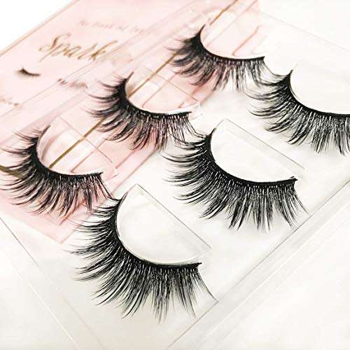 The Book of Lashes: Volume 2 - Sparkle - (Reusable False Eyelashes) - (Cruelty Free) - (3 Pairs) 2