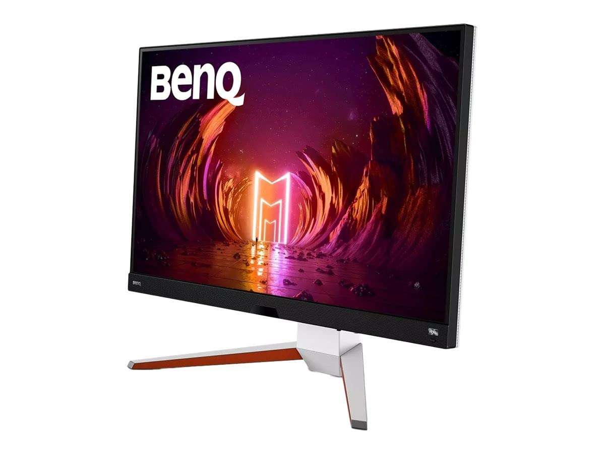 BenQ MOBIUZ EX3210U 4K UHD 32"(81cm) 3840 x 2160 Pixels VESA DisplayHDR600 IPS Gaming Monitor with Remote-4k@120Hz PS5 Compatible,98% DCI-P3,144Hz,1ms MPRT,HDMI 2.1,DP,USB 3.0Hub(White)
