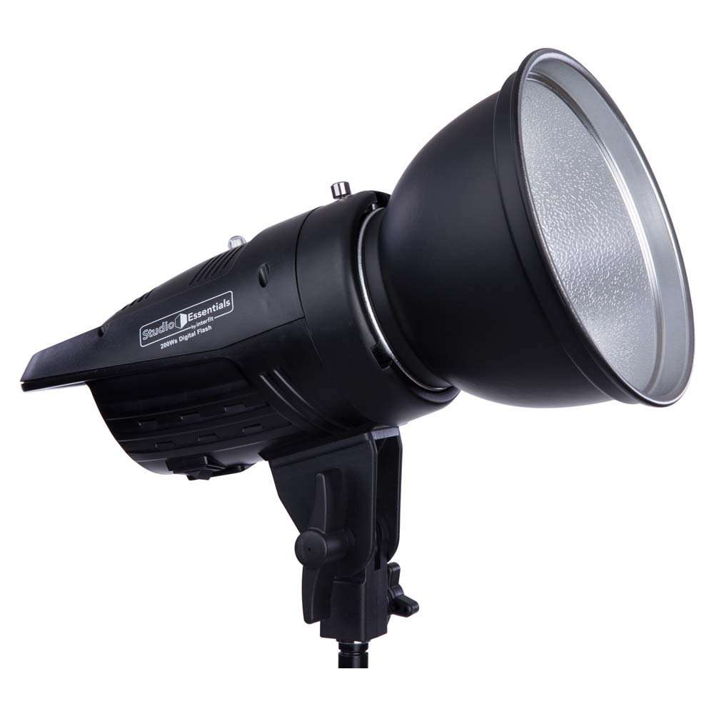 Interfit FLA2001K1 Studio Essentials Simple - 200Ws Single-Light Umbrella Kit, Black 2