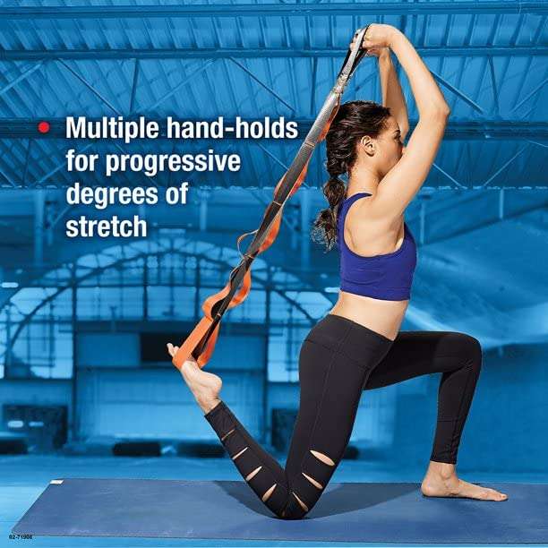 SPRI Recovery Stretch Strap, Improve Flexibility and Mobility, 39" Strap, Exercise Band 3