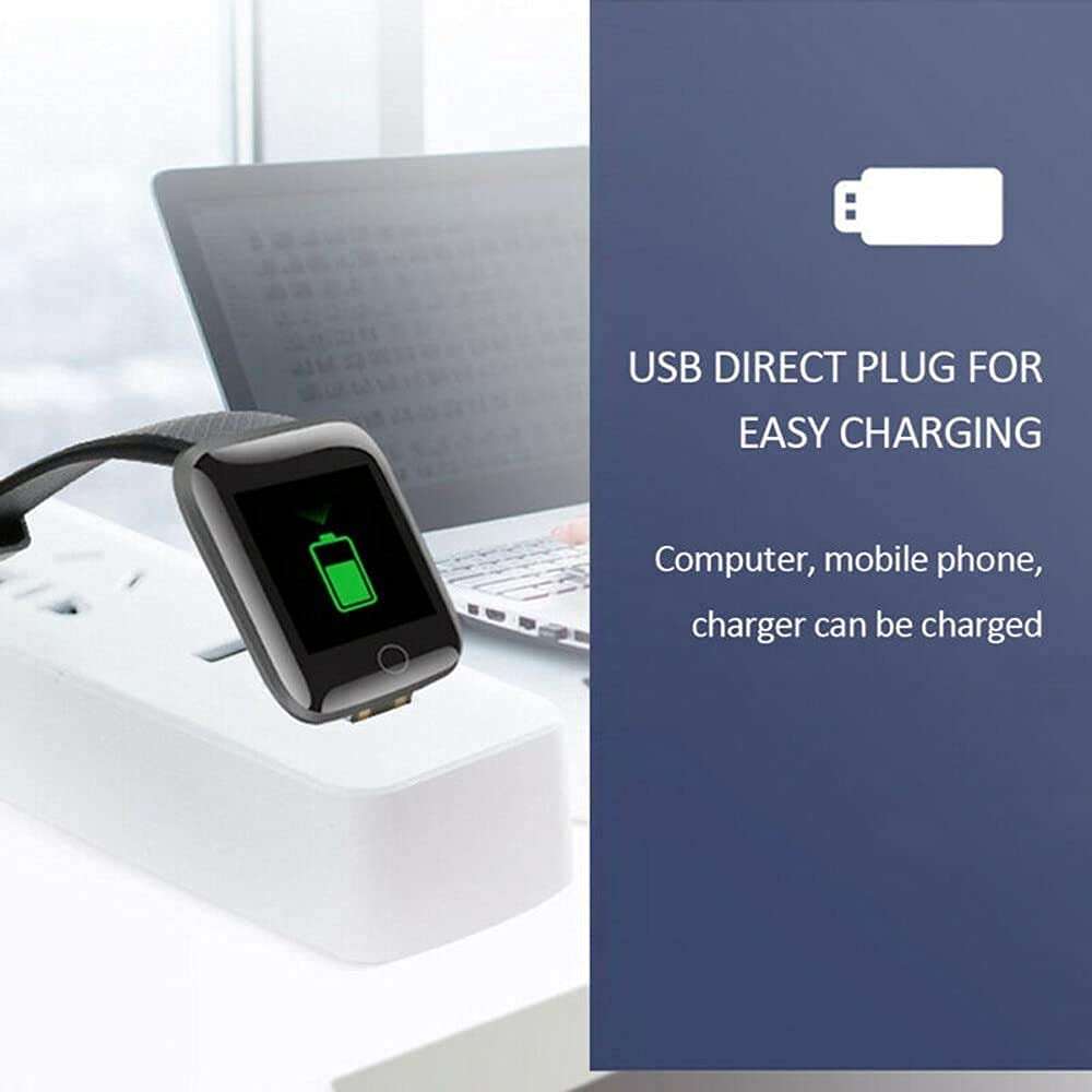 Shopdeal Smart Fitness Watch ID116 For Sony Xperia L3 Touchscreen Smart Watch Bluetooth 1.3" Smart watch LED with Daily Activity Tracker, Heart Rate Sensor, Sleep Monitor and Basic Functionality for All Boys & Girls Wristband - (A2-1, Black) 3