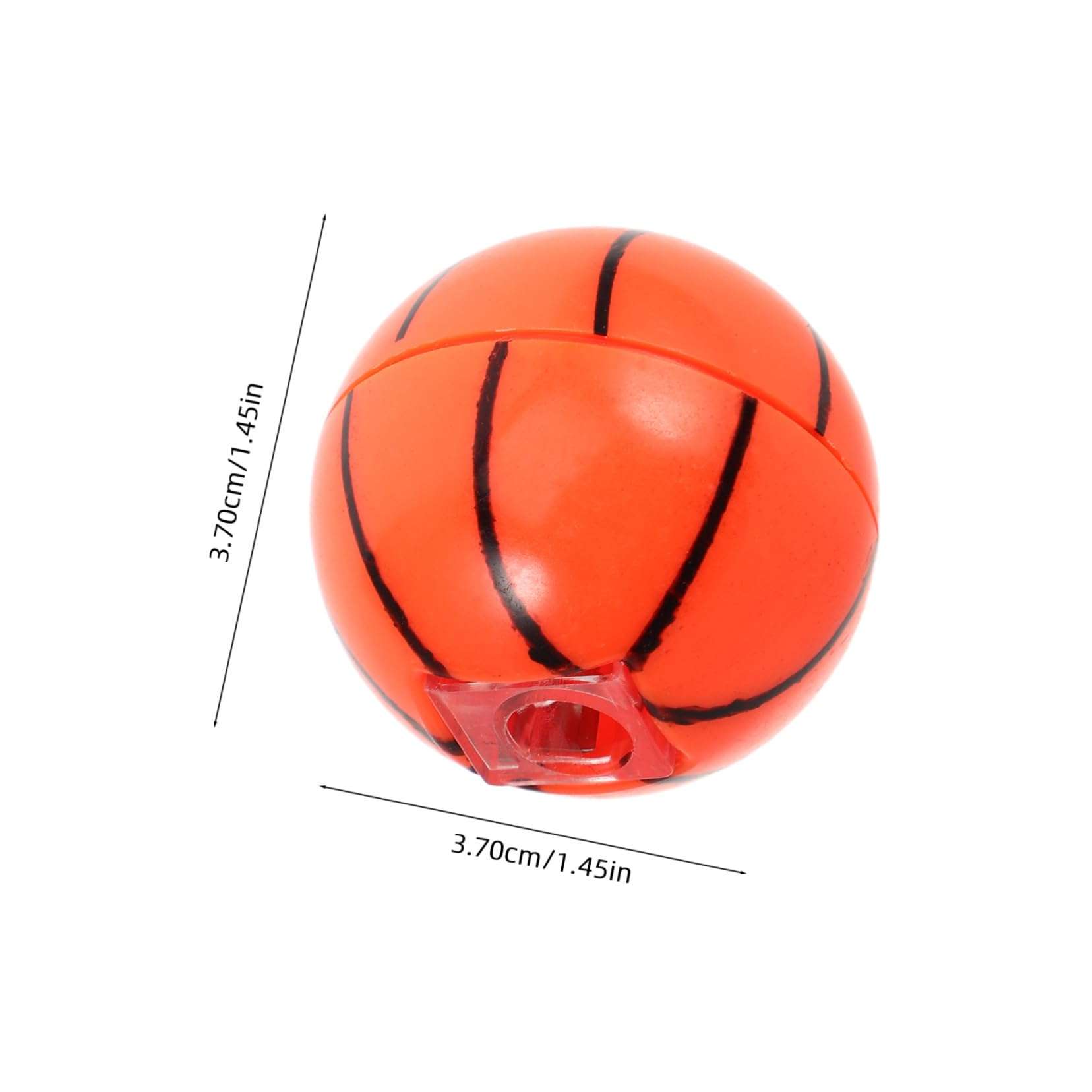 UKCOCO 20Pcs Basketball Pencil Sharpeners Portable Manual Single Hole Design Efficient Handheld Sharpeners for Students Office Supplies Lightweight Durable Construction 3