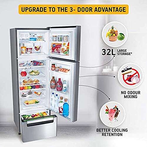 Whirlpool 260 L Multi-Door Refrigerator Appliance with Zeolite technology(FP 283D PROTTON ROY COOL ILLUSIA, Grey) 3